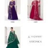 Aashirwad Veronica Premium Silk Wholesale Designer Gown with Dupatta Catalog